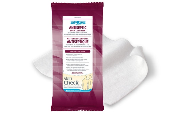 NEW Sealed Sage Antiseptic Body Cleanser Washcloths - 6 Wipes - photo 2