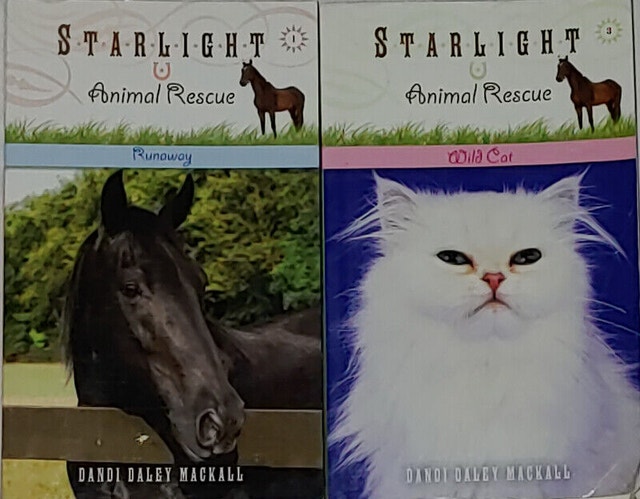 Starlight Animal Rescue Books - Runaway & Wild Cat by Dandi Dale