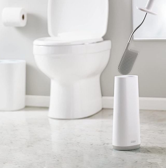 NEW Joseph Joseph Toilet Brush, White & Grey