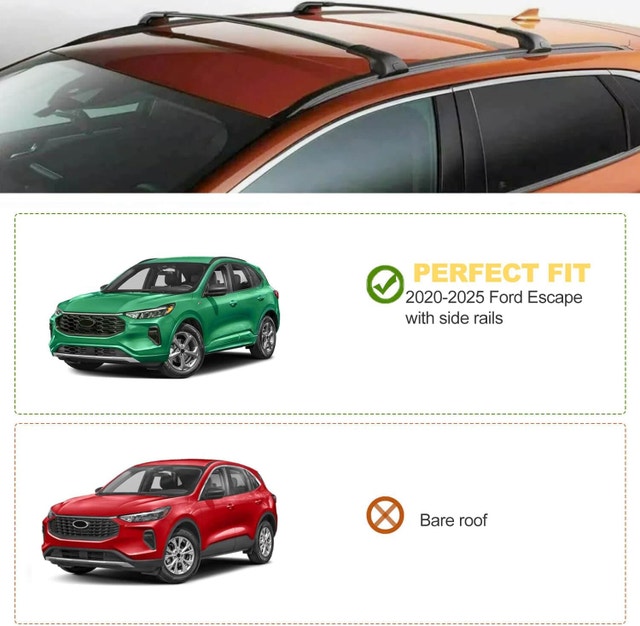 GoAceFit Roof Rack Cross Bars for Ford Escape 2020-2025 - photo 2