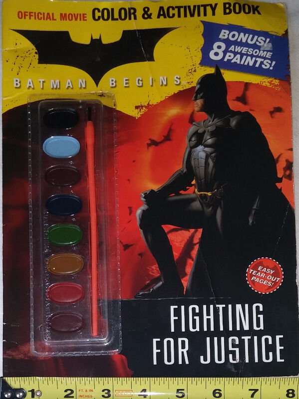 Batman Begins Paint & Activity Book