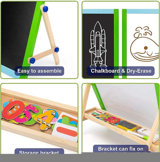 CIRO Toys Tabletop Art Easel for Kids - Wooden - photo 3