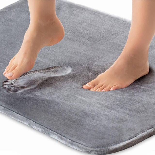 Gorilla Grip Bath Mat - Thick Memory Foam, 20x30"