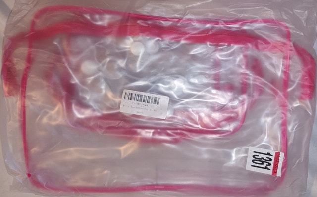 3Pcs Clear Bogg Tote Bags - Travel Makeup Organizer - photo 3