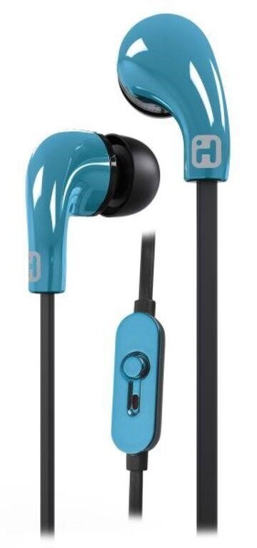 NEW iHome iB26 Earphones with Mic - Wired 3.5mm Jack