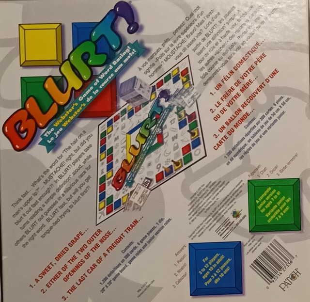 4 Family Board Games - Buzz Word, TriBond, Three for All, Blurt - photo 3