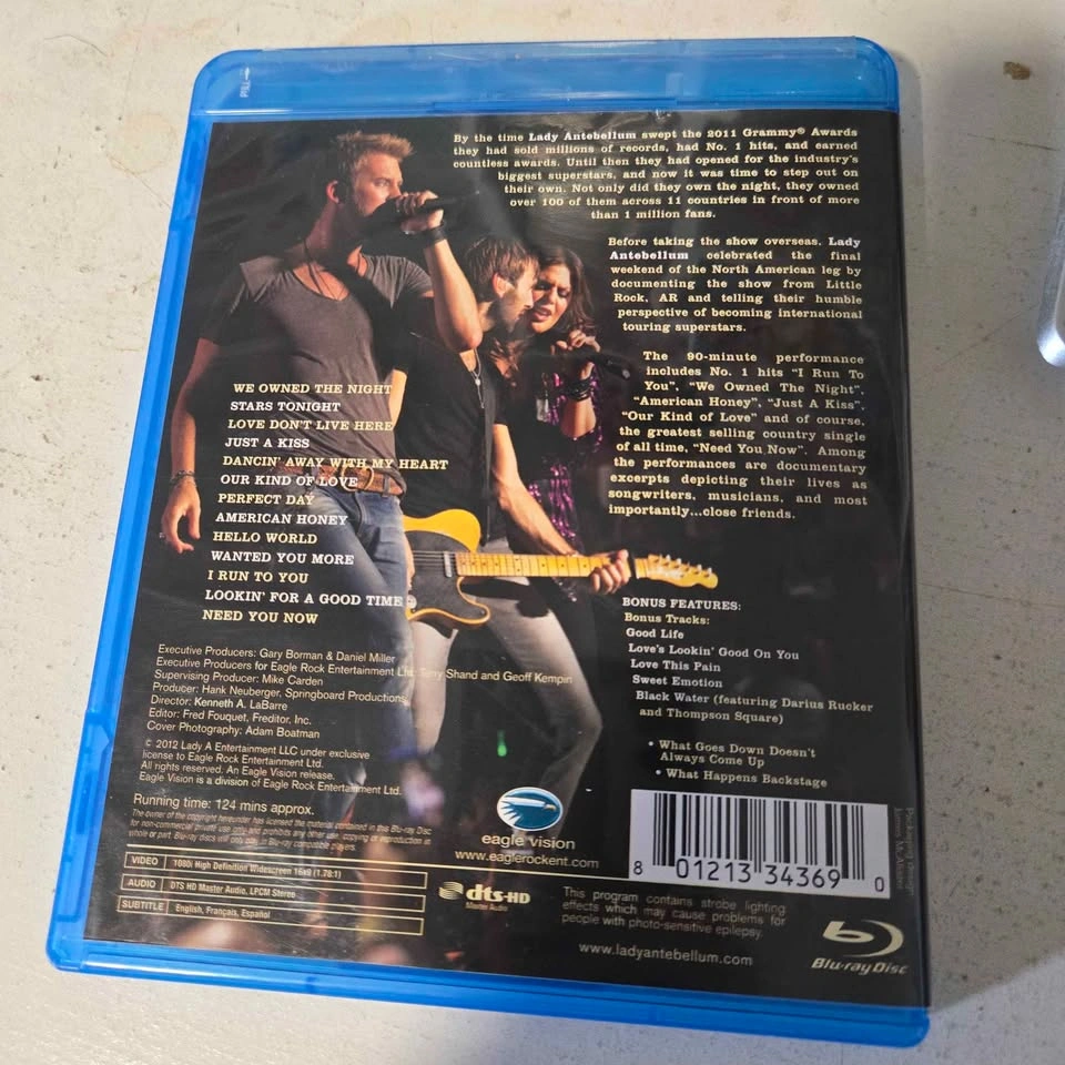 Lady Antebellum: Own The Night World Tour (Blu-Ray) - photo 3