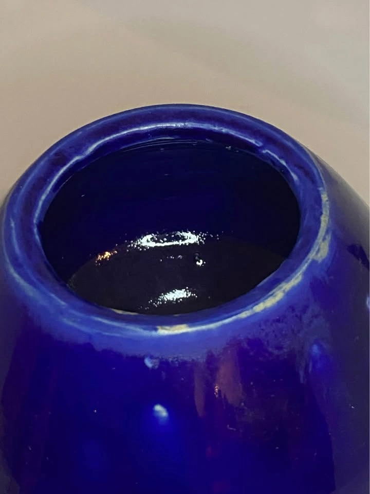 Rare MCM Studio Cobalt "Swan" Vessel – Blue Mountain Pottery - photo 3