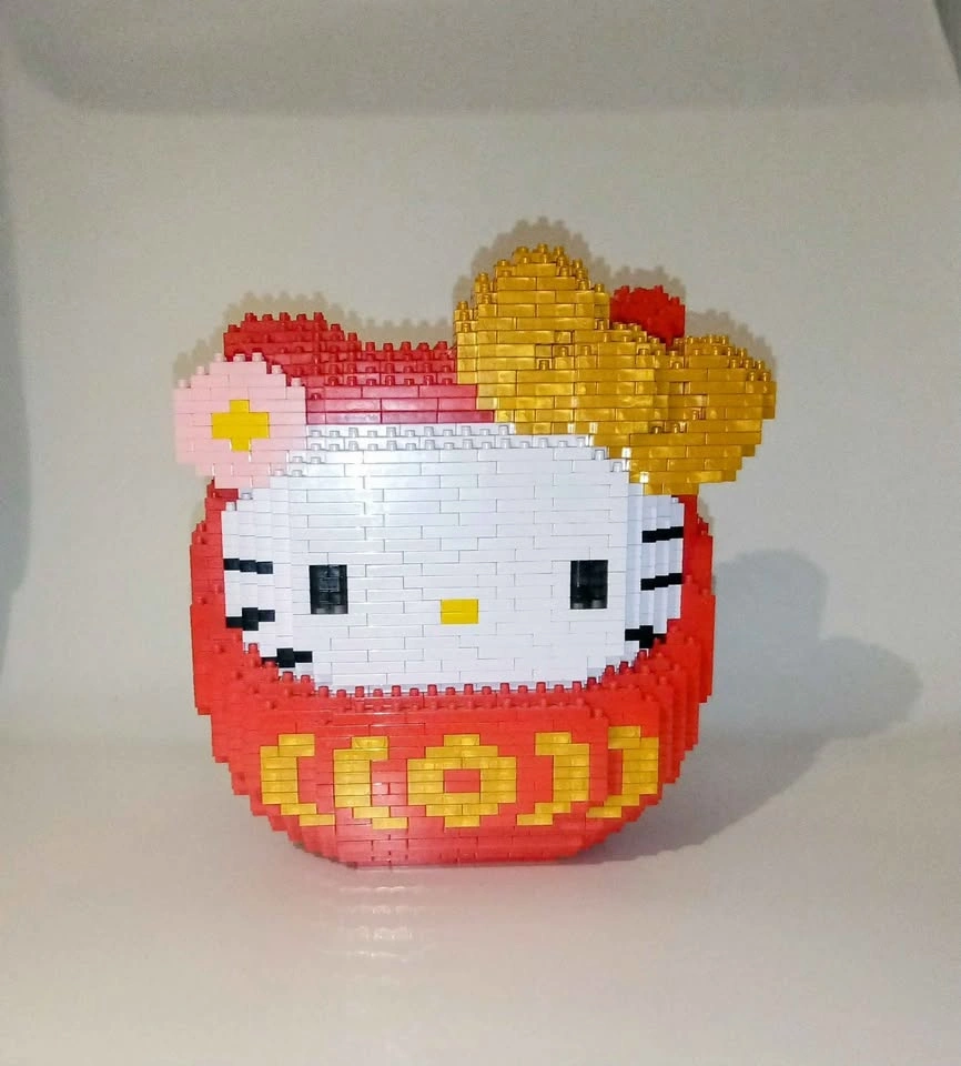 Hello Kitty Daruma Building Blocks Figure - photo 3