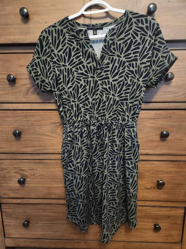 Forest Green Dress XXS thumbnail