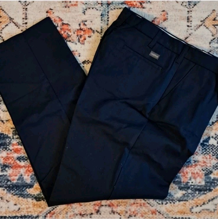 UniFirst SoftTwill Men's Work Pants Navy 36x32 Lot Of 4 New - photo 2