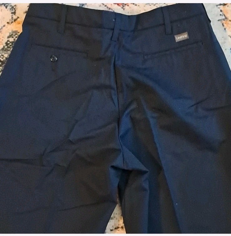 UniFirst SoftTwill Men's Work Pants Navy 36x32 Lot Of 4 New - photo 3
