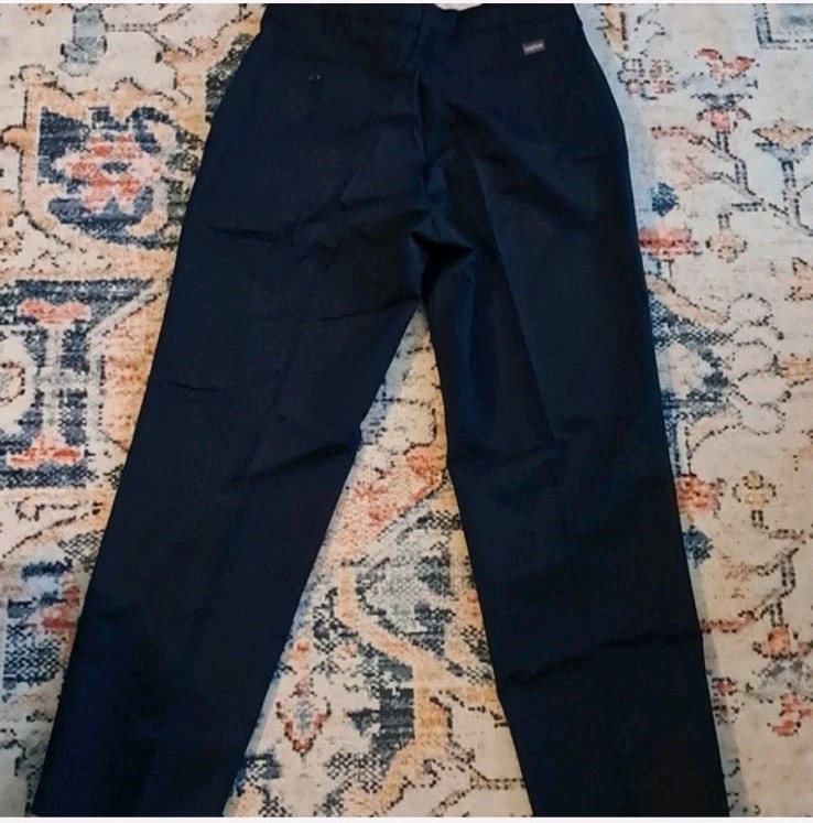 UniFirst SoftTwill Men's Work Pants Navy 36x32 Lot Of 4 New - photo 5