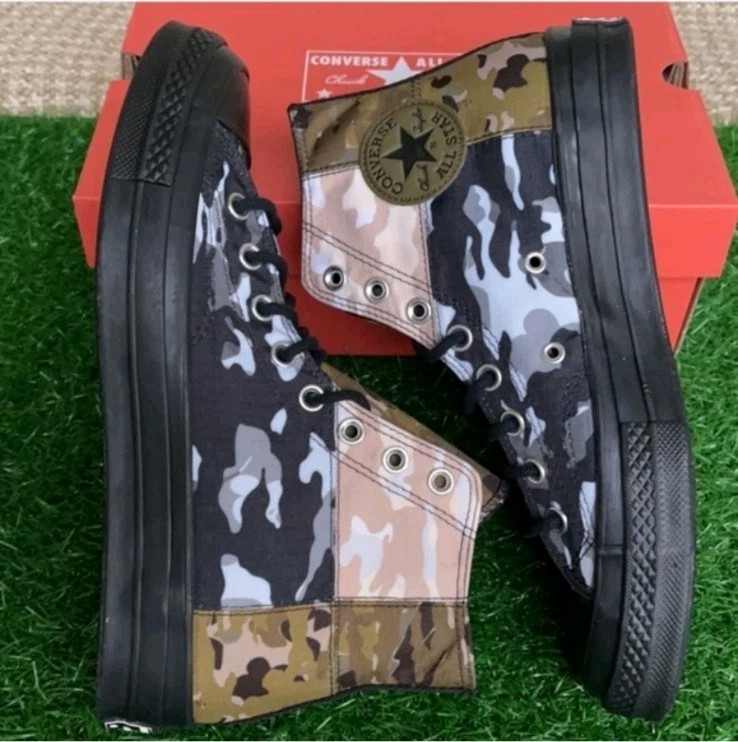 Converse Chuck 70 High Patchwork Camo Black 165912C - photo 3