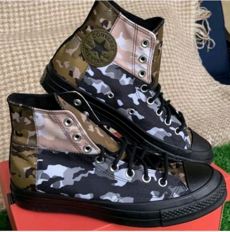 Converse Chuck 70 High Patchwork Camo Black 165912C - photo 5