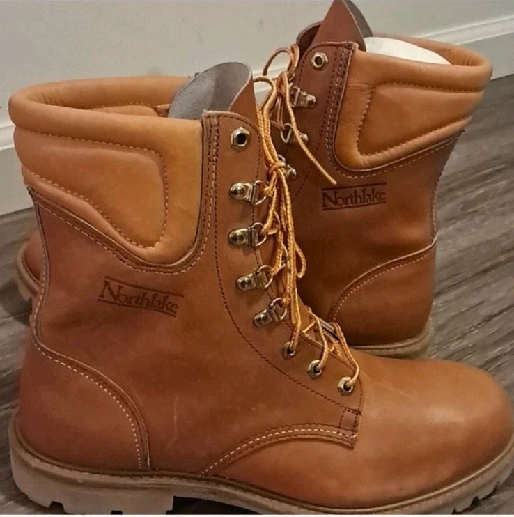 Northlake Genuine 8" Saddle Leather Boots Men's Size 12 - photo 2