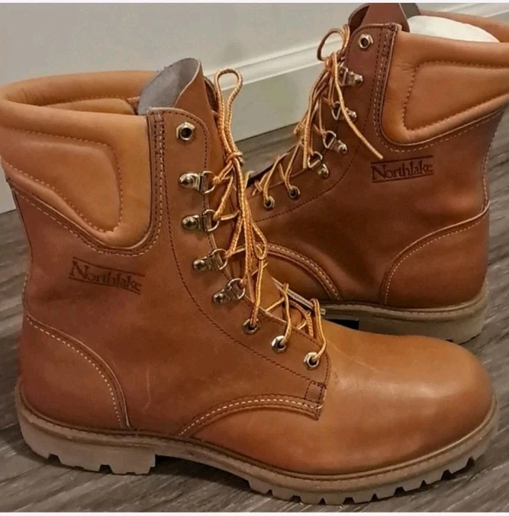Northlake Genuine 8" Saddle Leather Boots Men's Size 12 - photo 3