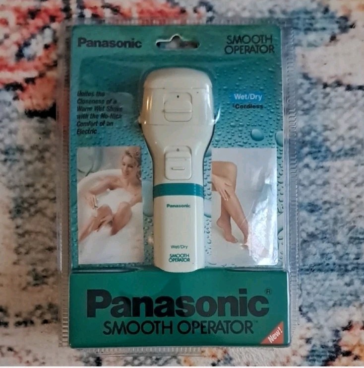 Panasonic Smooth Operator Wet/Dry Cordless Shaver New Vintage