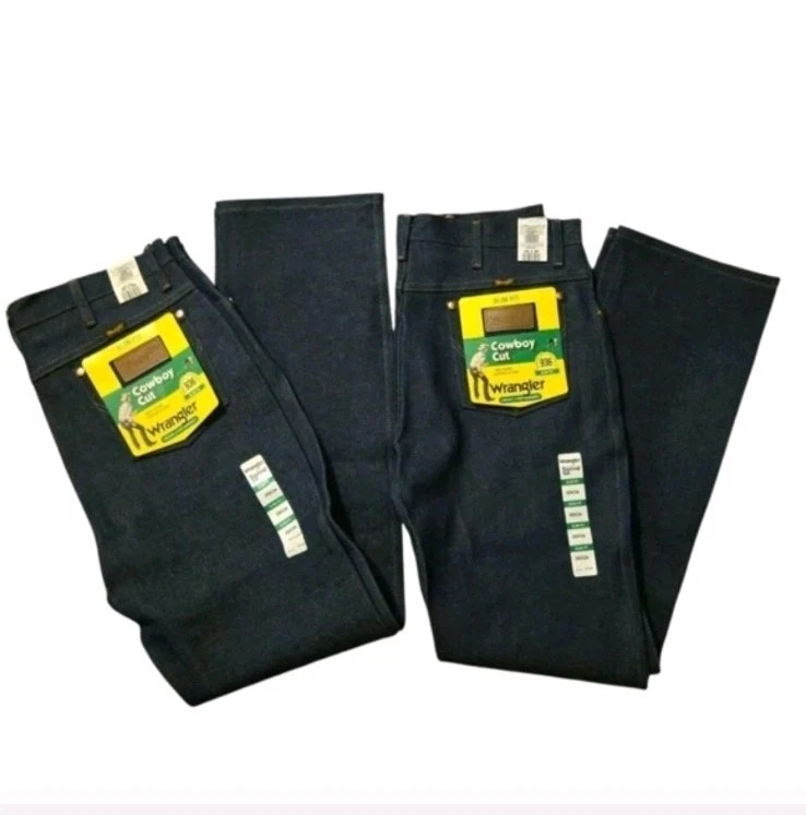 Vintage New Deadstock Wrangler 936 Cowboy Cut Jeans (Lot Of 2)