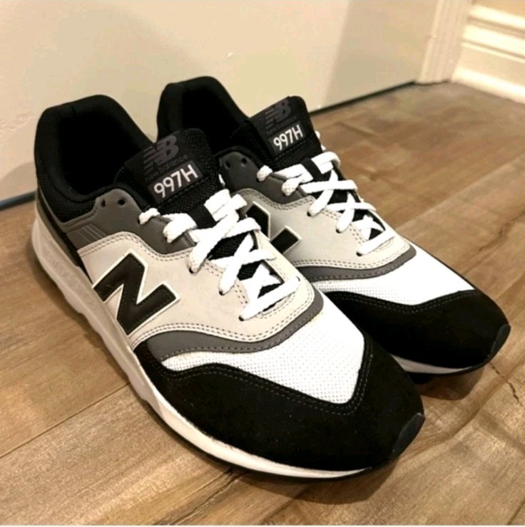 New Balance 997H Black and White Men's Shoes US 12