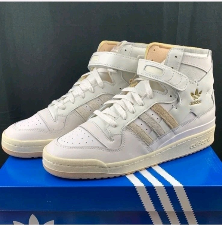 Adidas Originals Forum OG High Men's Size 12 White Cream Sneaker