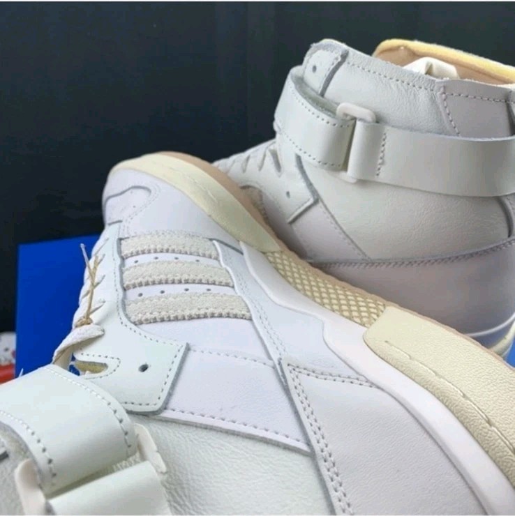 Adidas Originals Forum OG High Men's Size 12 White Cream Sneaker - photo 4