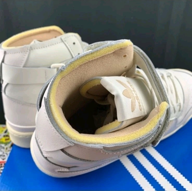 Adidas Originals Forum OG High Men's Size 12 White Cream Sneaker - photo 5