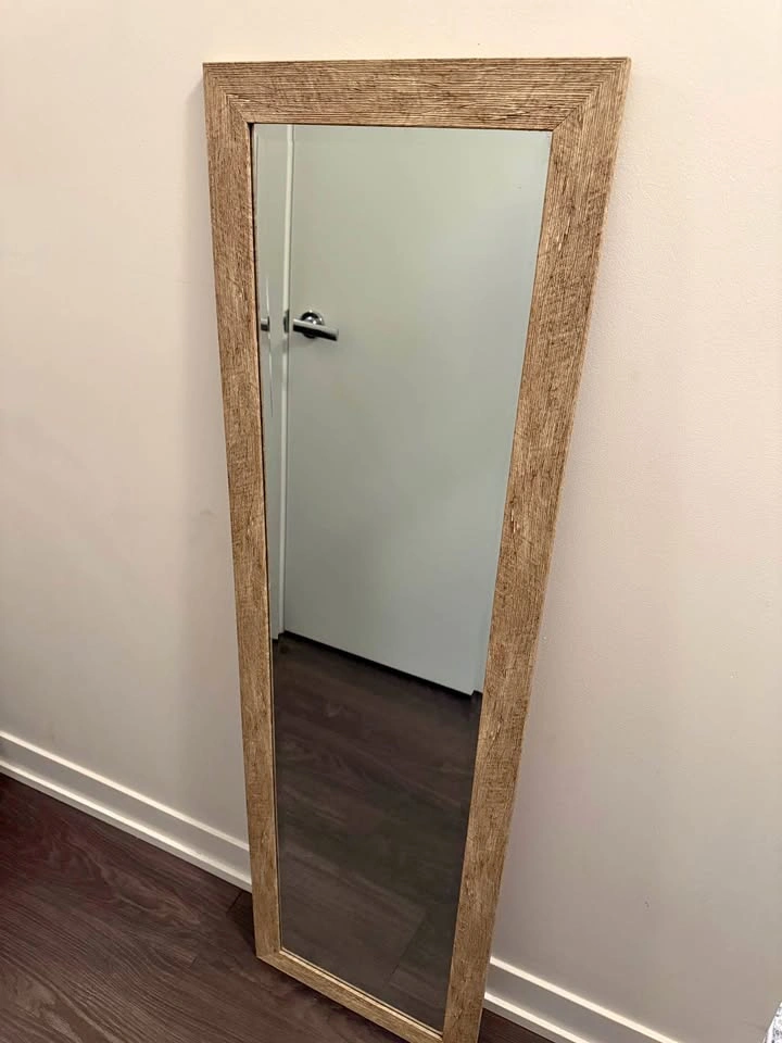 Wooden Framed Full Length Mirror