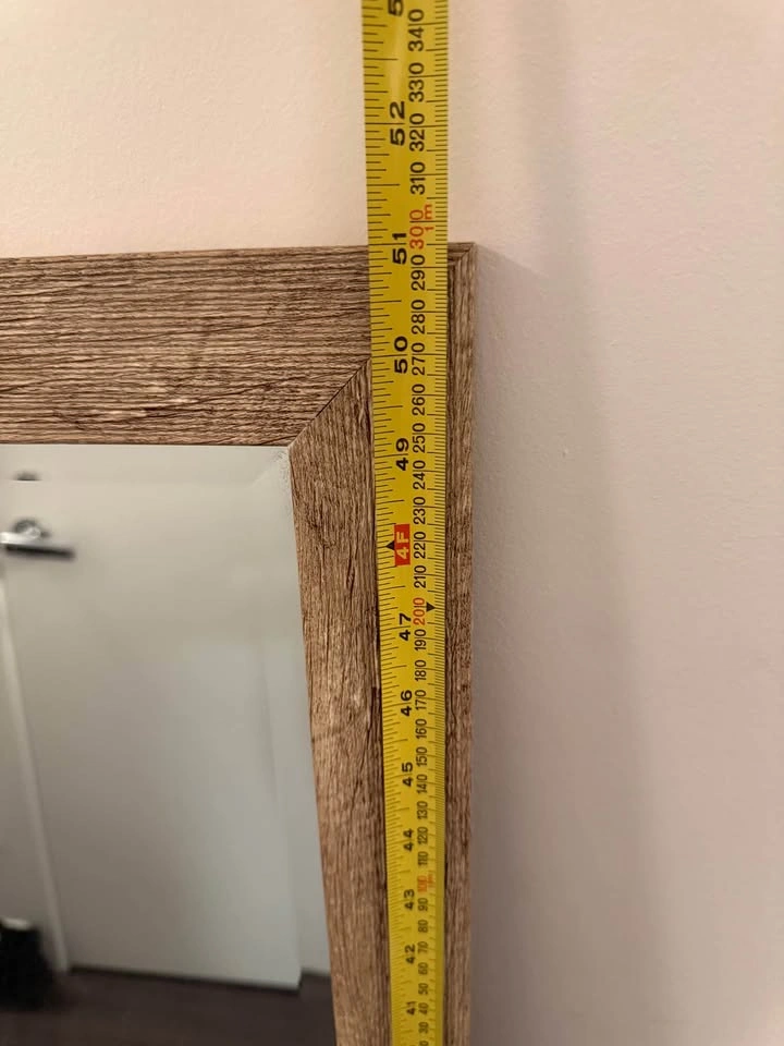 Wooden Framed Full Length Mirror - photo 4