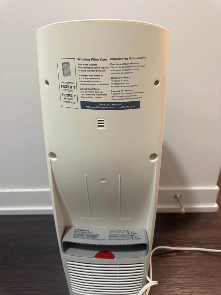 Honeywell HEV615WC Cool Moisture Tower Humidifier - photo 2