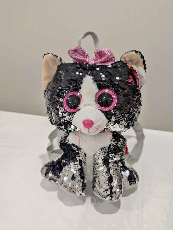TY Sequence Changing Cat Backpack