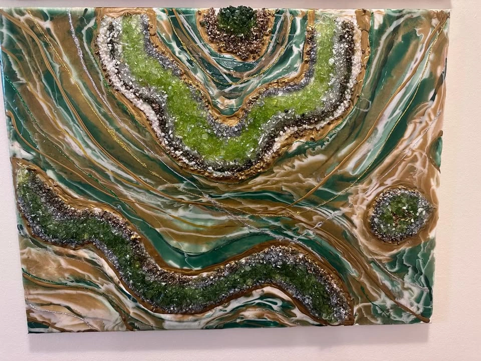 Luxury Resin Geode Wall Art - photo 2