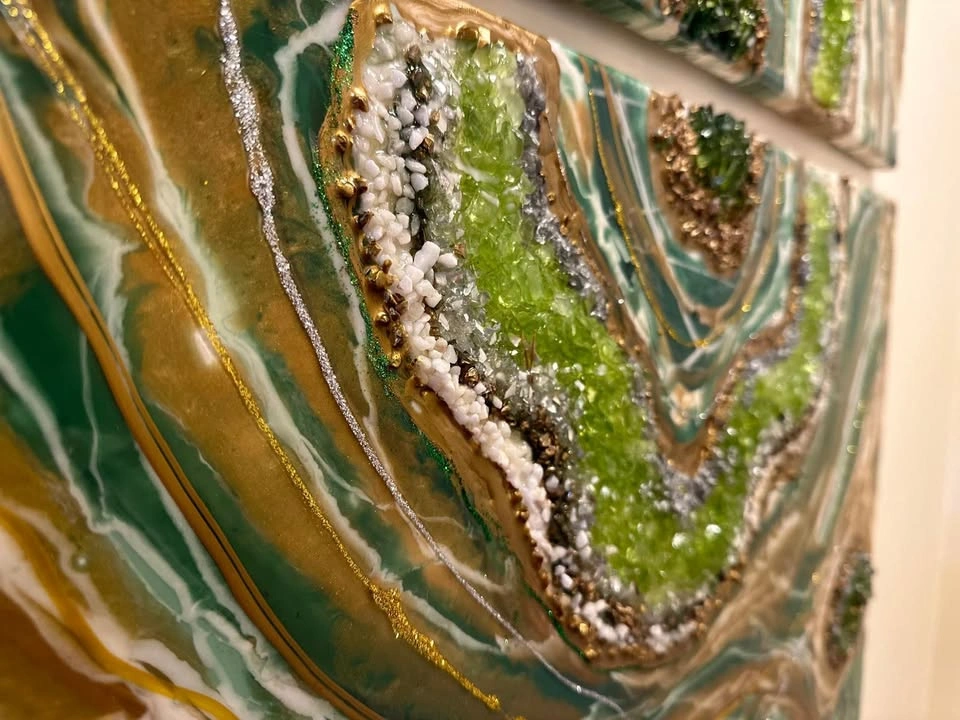 Luxury Resin Geode Wall Art - photo 3