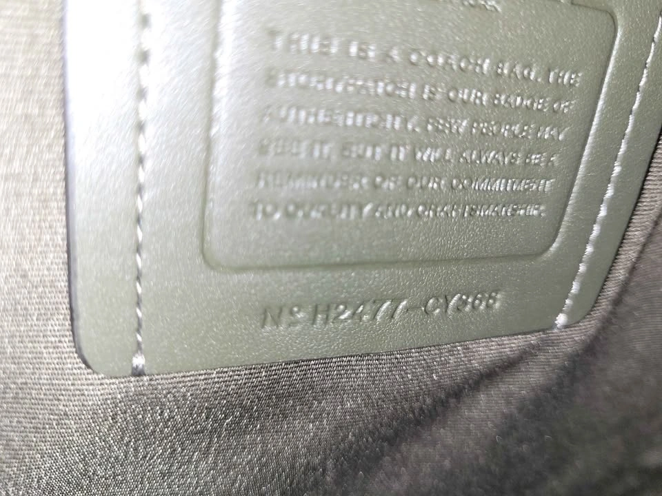 Brand new Coach satiny canvas and leather tote - photo 4