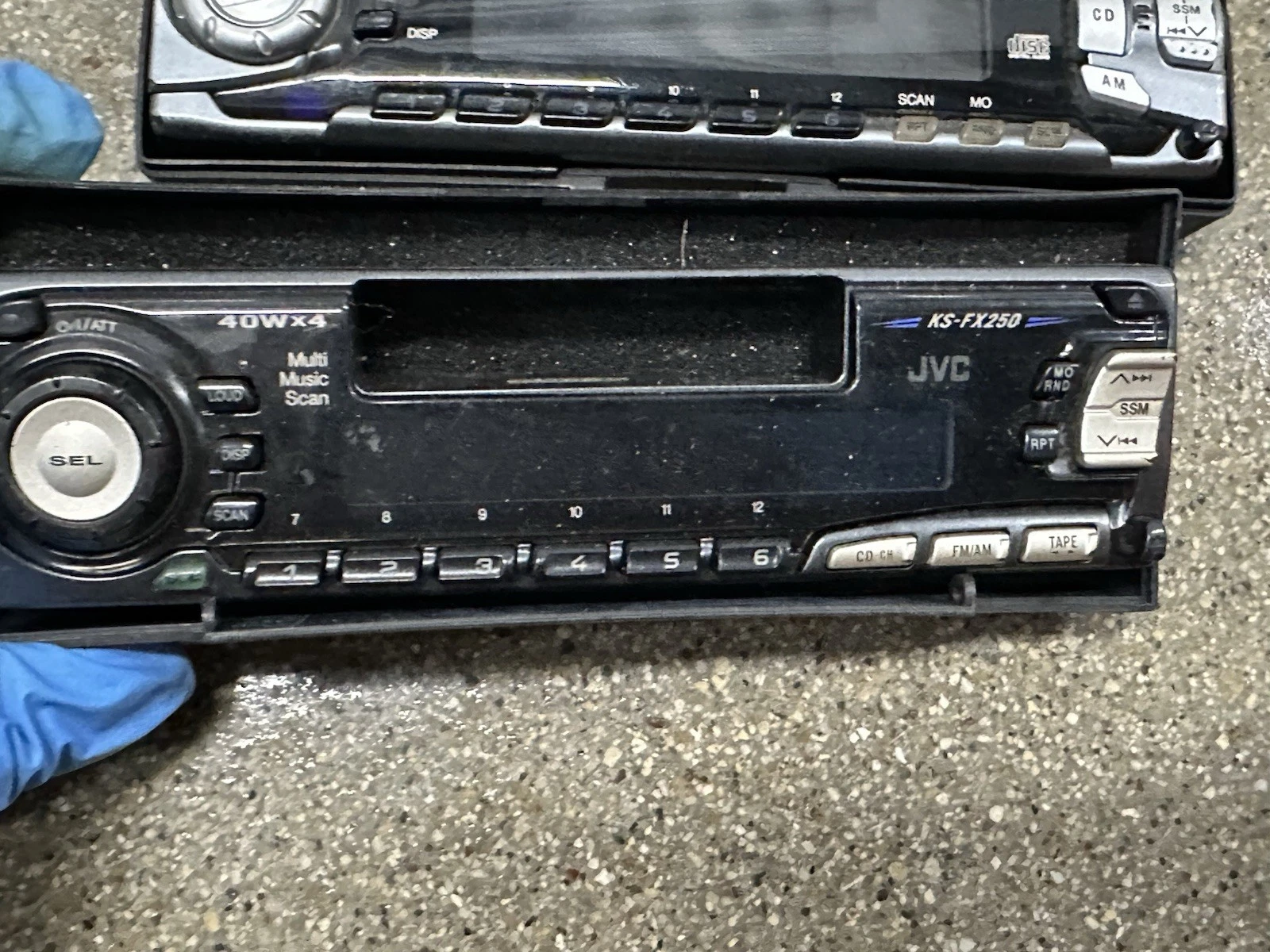 JVC Car Stereo Faceplates KD-S670 KS-FX250 Lot - photo 2