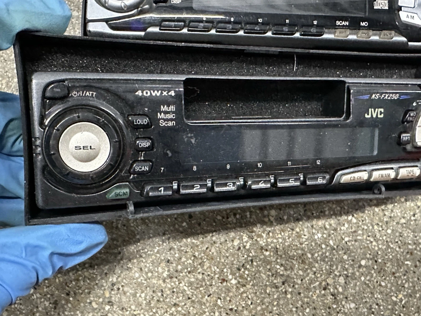 JVC Car Stereo Faceplates KD-S670 KS-FX250 Lot - photo 3