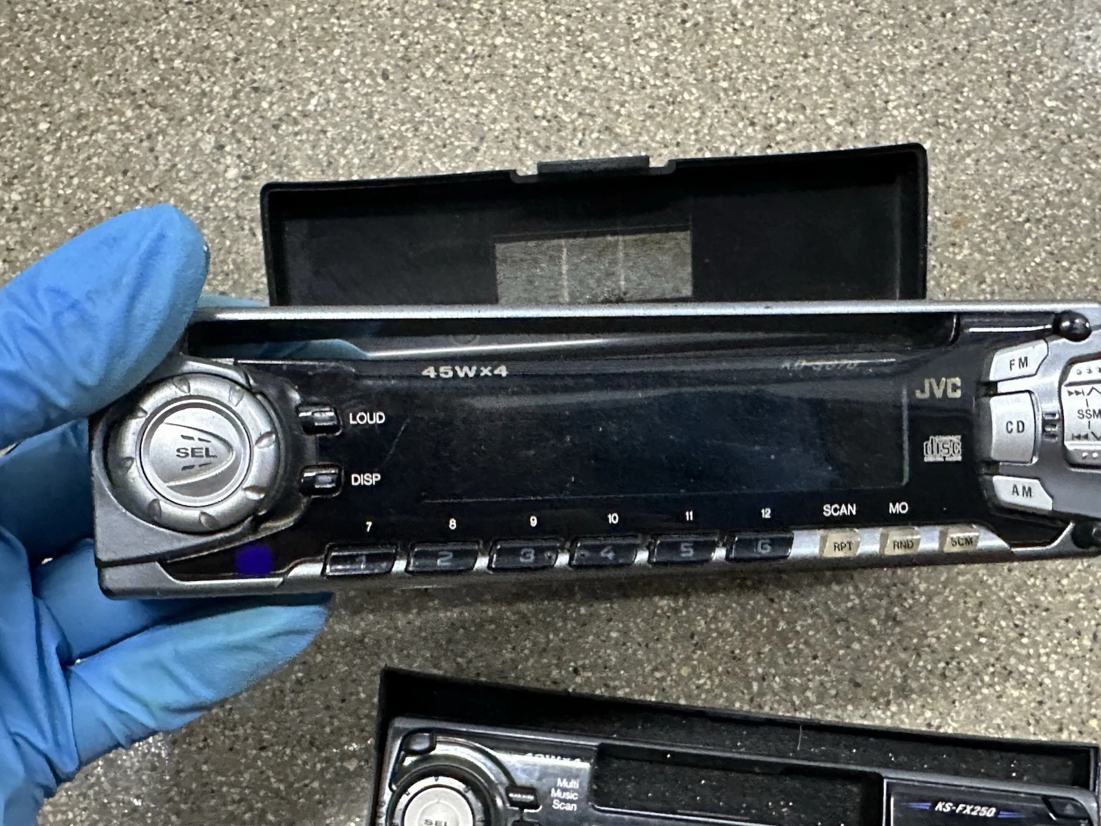 JVC Car Stereo Faceplates KD-S670 KS-FX250 Lot - photo 4