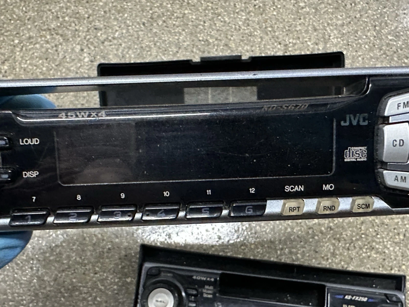 JVC Car Stereo Faceplates KD-S670 KS-FX250 Lot - photo 5