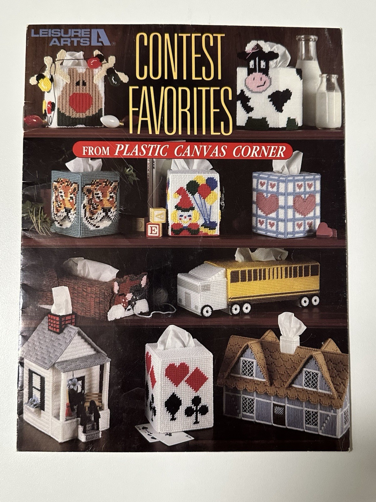 Plastic Canvas Craft Pattern Books Set of 4 Leisure Arts - photo 2