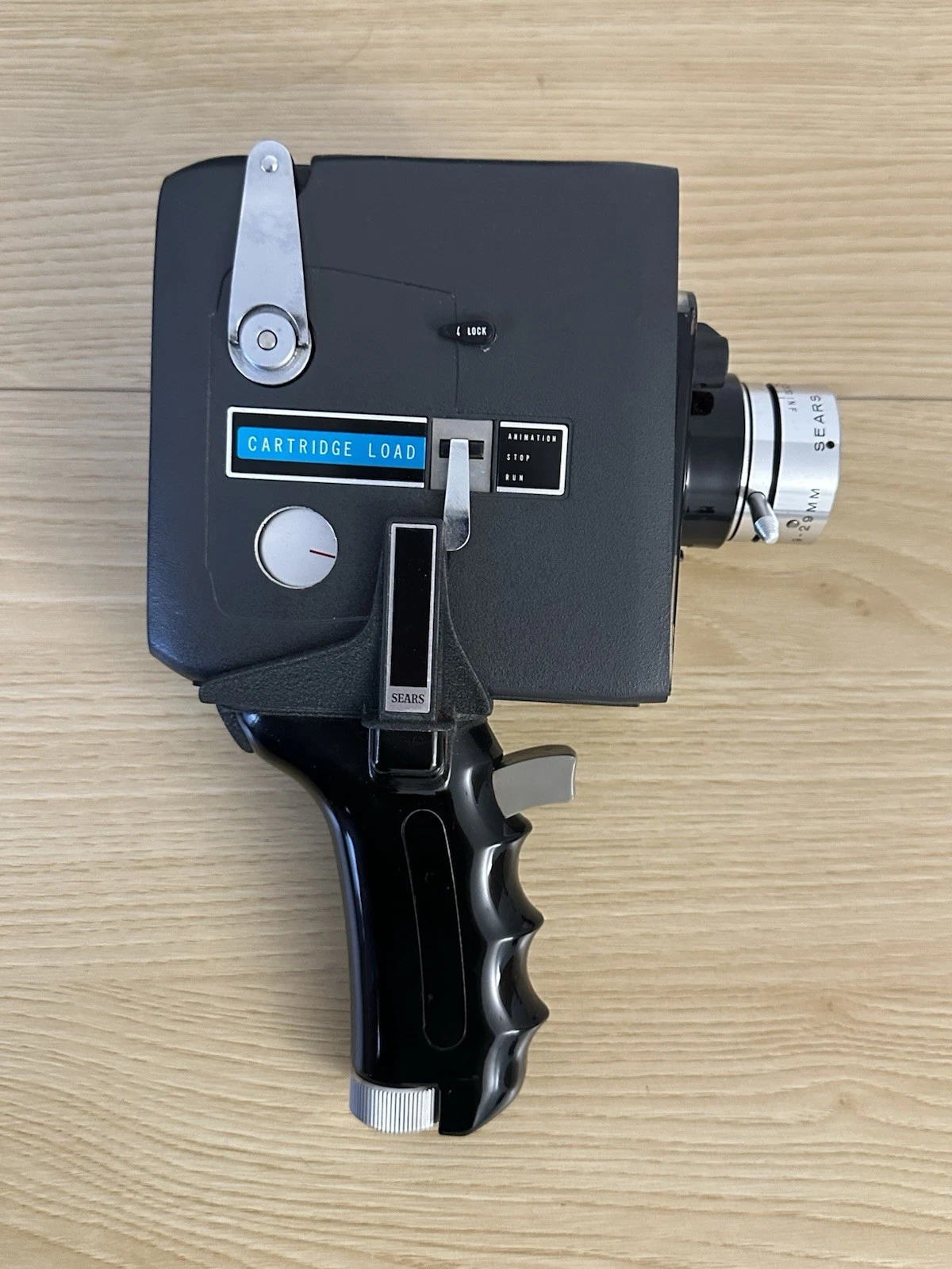 Vintage Sears 8mm Movie Camera w/ Zoom Lens & Cartridges - photo 3