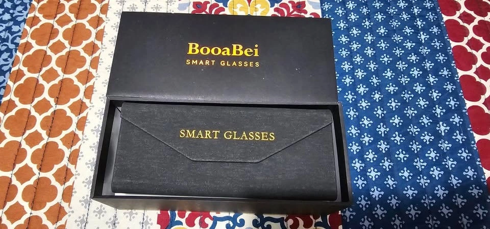 BooaBei Smart Glasses Black USB Connectivity w/ Cable & Case - photo 2