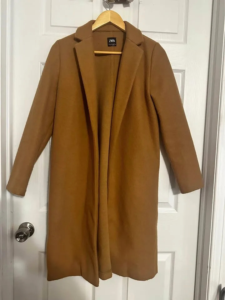 Zara Brown Long Coat