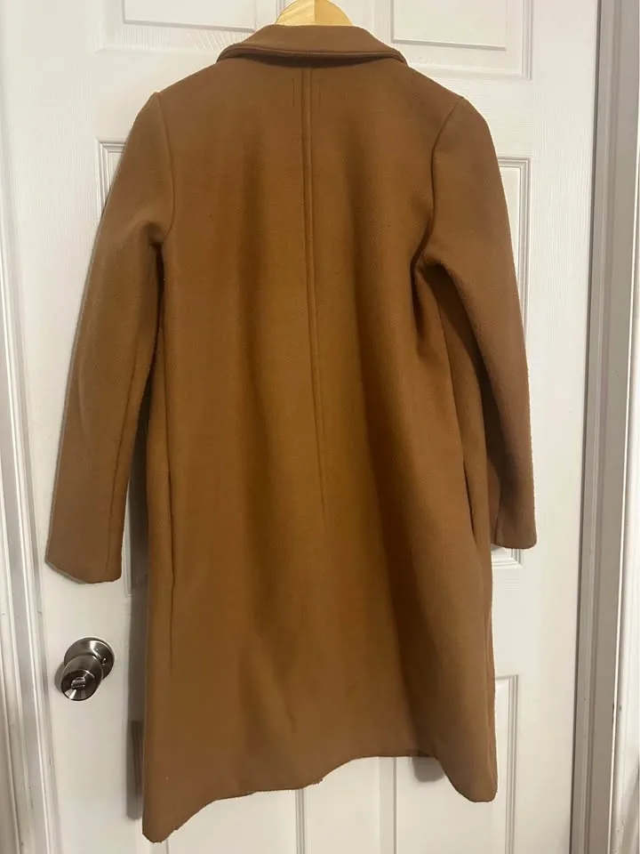 Zara Brown Long Coat - photo 2