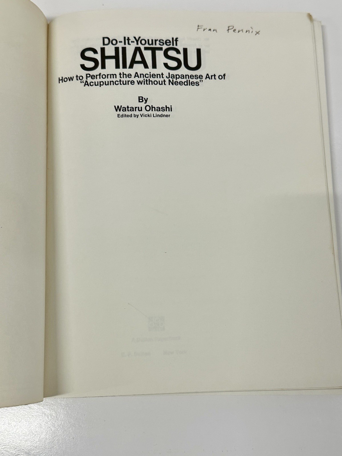 Ohashi Bodywork + DIY Shiatsu Books by Wataru Ohashi - photo 3