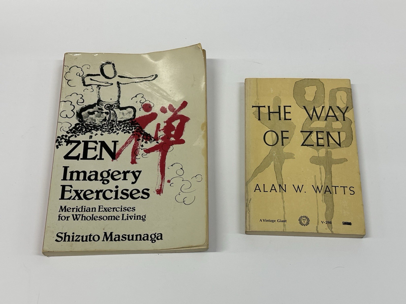Zen Book Lot: The Way of Zen + Zen Imagery Exercises