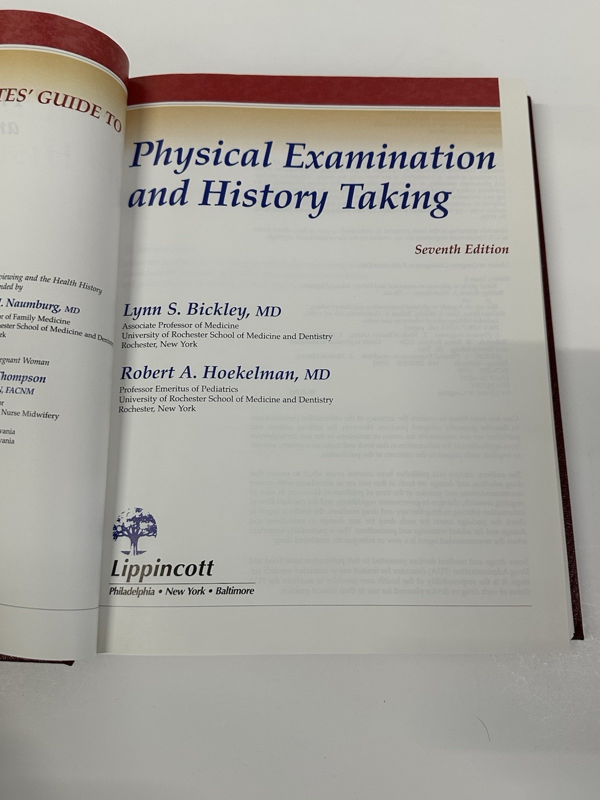 Bates Guide to Physical Examination 7th Ed Bickley Hardcover - photo 3