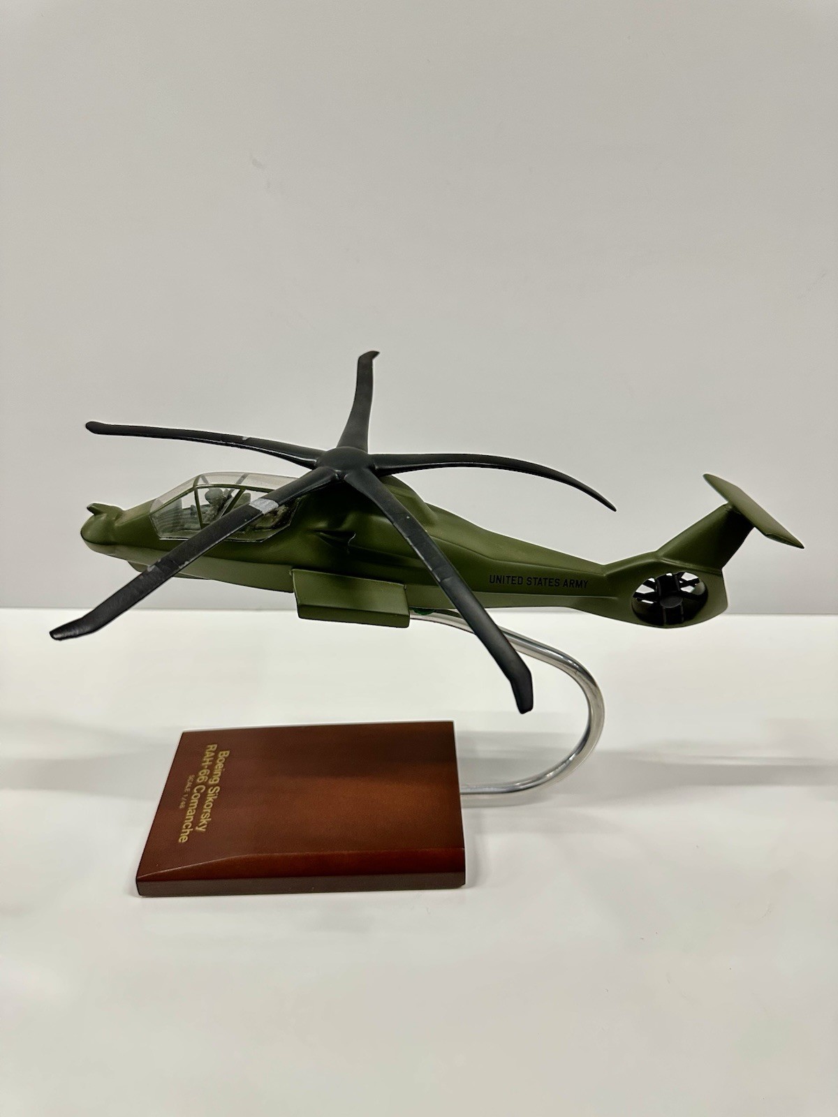 Boeing Sikorsky RAH-66 Comanche 1:48 Model Helicopter Stand - photo 3