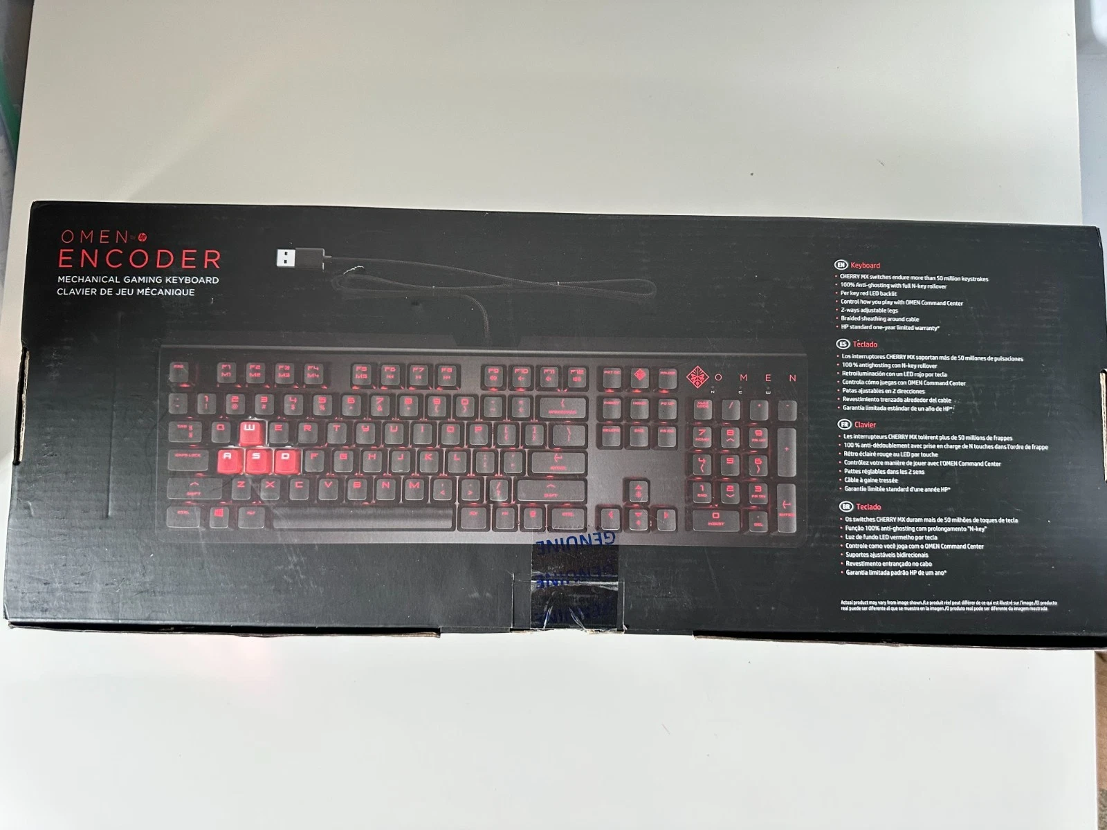HP OMEN Encoder Mechanical Gaming Keyboard RGB Backlit - photo 2