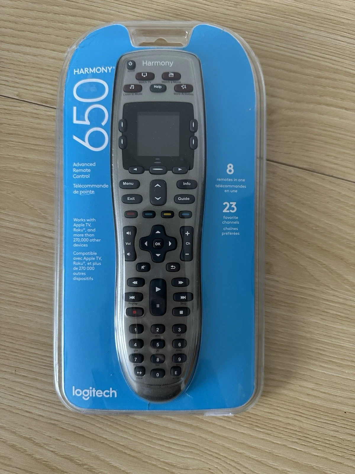 Logitech Harmony 650 Universal Remote - New Open Box