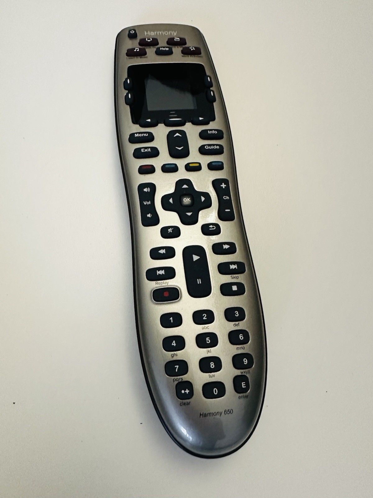 Logitech Harmony 650 Universal Remote Control IR LCD Silver NEW - photo 3